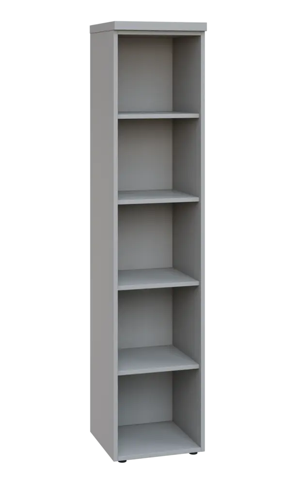 SIN 5 - 4N kancelářská skříň, nika, 1820x400x400, šedá